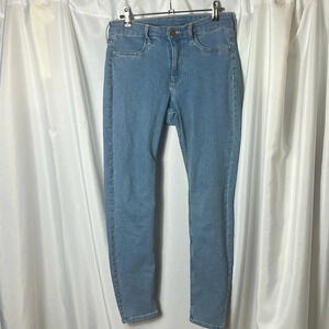 &Denim Womens Skinny Jeans Size 29 Regular Waist Ankle Length Blue